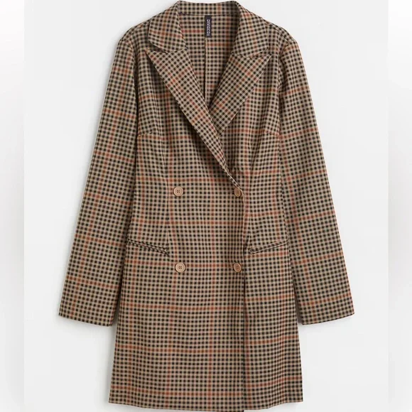 DOUBLE-BREASTED JACKET DRESS - Picture 2 of 7